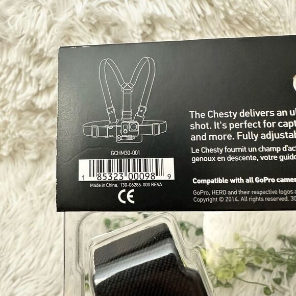 GoPro Chesty Chest Mount Harness Go Pro Accessory Model GCHM30-001 NEW Black - Picture 5 of 7